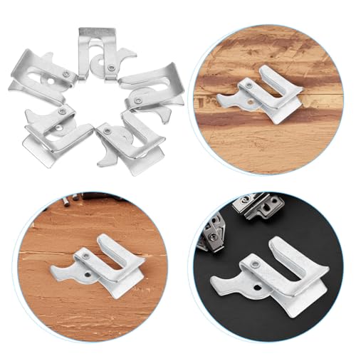 Holibanna 5pcs Pig Nursery Gate Latch Kit for Farrowing Crates and Nursery Beds, Galvanized Iron Metal Gate Lock with Elasticity and Secure Locking, Sturdy Fence Latch for Farm Applications