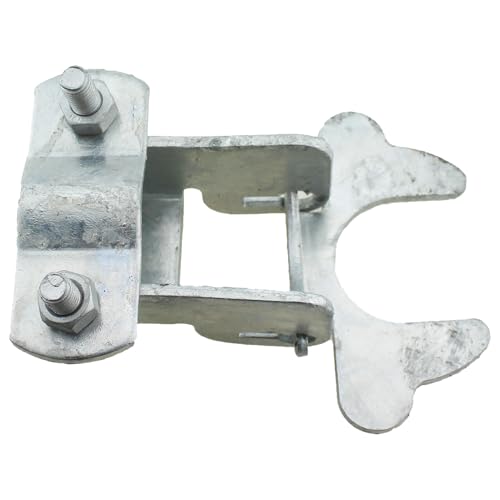 TAODAN Galvanized Steel Kennel Butterfly Gate Latch 1-3/8 Inch Chain Link Fence Accessories Pet Air Box Panel Frame Clasp
