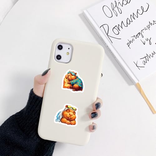 Cute Capybara Stickers Bulk Pack, 1000pcs, Waterproof Vinyl, Cartoon Animal Decals for Kids, Girls, Boys, Teens, for Water Bottle, Laptop, Skateboard - color: Capybara Stickers