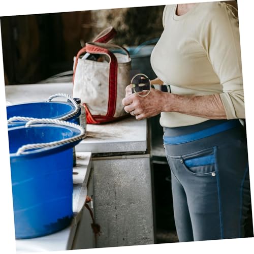 VILLCASE Heavy Duty Steel Horse Stall Bucket Hooks Featuring Safety Pin Design for Use in Horse Stables and Garages