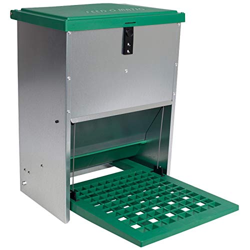 Olba B.V. Feedomatic Automatic Poultry Feeder, 12 kg