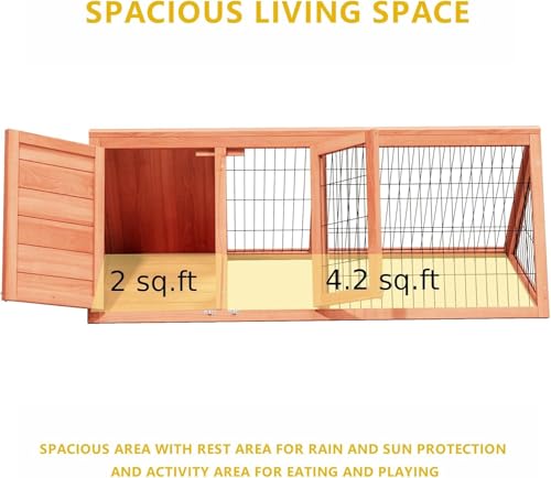 Small Chicken Coop, Chicken Run,Small Wooden Duck Coop Outdoor Quail Cage Rabbit Pet Hutch House Small Animals (Ntural Wood) - color: Ntural Wood