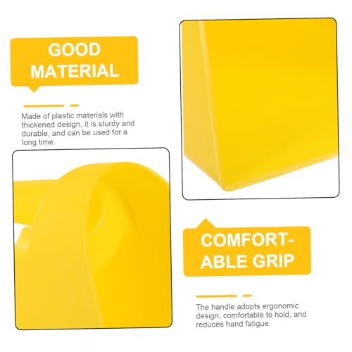 Abaodam Heavy Duty Feed Scoop Shovel for Livestock Large Plastic Shovel for Poultry and Animal Feeding Sturdy and Thickened Handheld Farm Tool