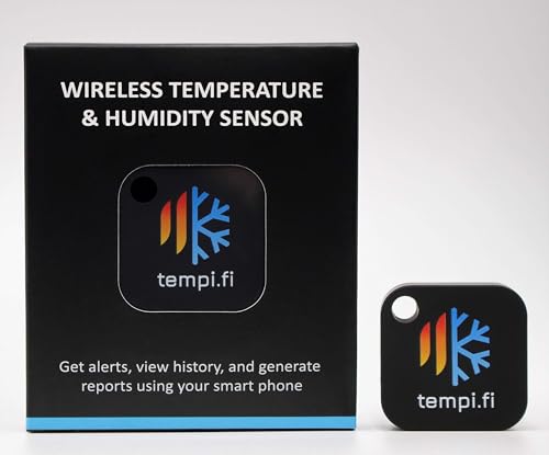 Wireless Temperature and Humidity Sensor - Developed in The USA - 24/7 Data Logger with Alarm β Bluetooth Smart Thermometer and Hygrometer - Bluetooth Only - Not WiFi