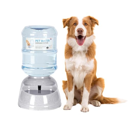 Pet Water Dispenser for Large Dogs and Multi-Pet, 3 Gallon Dog Water Bowl Dispenser, Basic Automatic Gravity Dog Cat Water Feeder, Large Capacity Pets Drinking Fountain, BPA-Free