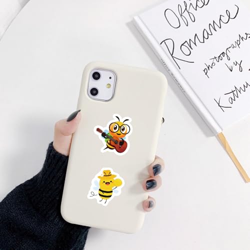 1000 Pcs Bee Stickers Bulk for Kids Boys Girls Mens.2 Roll 1 Inch Cute Animal Stickers Packs for Water Bottles Phone Laptop - color: Bee Stickers
