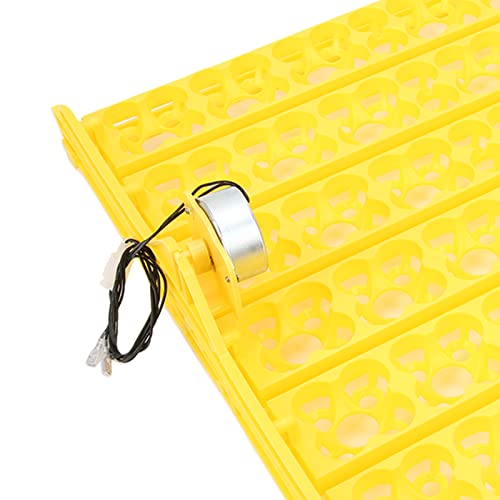 Akozon 156pcs Fully Automatic Egg Incubator Tray Durable Plastic Egg Turner for Chicken, Duck, and Quail (110V) - size: 17.3"L x 5.5"W x 3.9"H, style: 110V