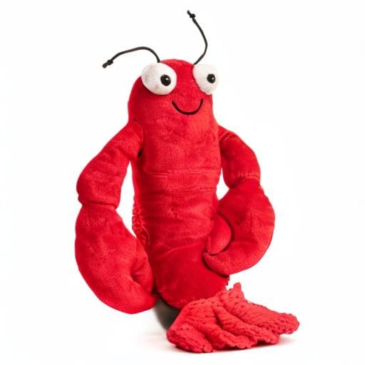 fabdog Floppies Plush Dog Toy - Cute & Durable Squeaky Dog Toys - Best Squeak Toy for Puppies and All Breeds | Ideal Pet Gift| Large Lobster - color: Lobster, size: Large