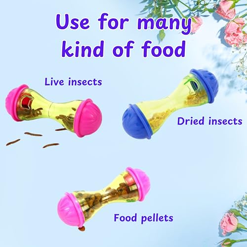 Ferret Treat Ball Interactive Toy Balls for Small Animal, Enrichment Toys Ferrets Dry Food Ball for Ferrets Guinea Pig Rat Chinchilla Hedgehog Bunny, Pet Ferret Accessories (L, Bone) - size: L