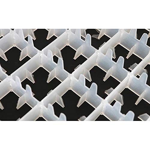 YIYIBYUS Portable 5pcs 88 Eggs Incubator Tray, Chicken Duck Tray Egg Hatcher Storage Container for Home Farm Nestling Hatching