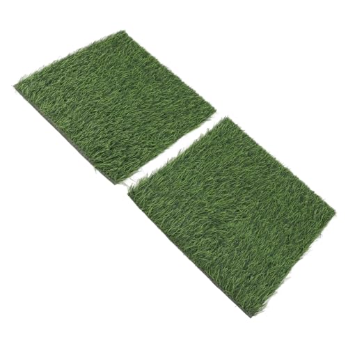 AYNEFY Pads Washable Thicken Artificia Grass Nesting Box Liners Reusable Hens Bedding Artificial Grass Rug Carpet Fake Synthetic Turf Mat for Chicken Coop 6 Pack Chicken Nesting