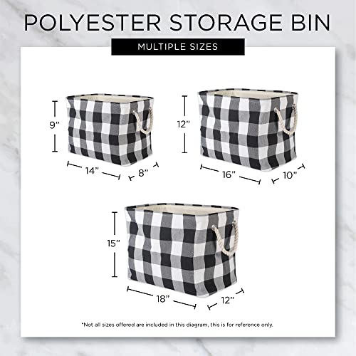 Bone Dry Pet Storage Collection Striped Paw Patch Bin, Small Rectangle, Brown - color: Brown, size: Small Rectangle