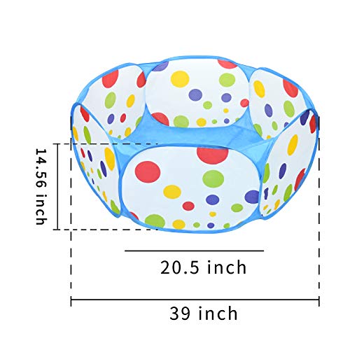 Small Animal Playpen, Portable Outdoor Pet Exercise Fence Pop-Up Metal Wire Yard Fences, Foldable Pet Tent Play Pen for Guinea Pig, Hamster, Chinchillas and Hedgehogs, Rabbits (Blue) - color: Blue