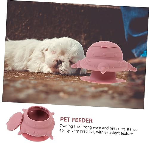 Silicone Puppy Milk Feeder with Nipples Durable Feeding Bowl for Pets Easy to Clean Non Slip Design with Strong Suction Base for Kittens and Puppies