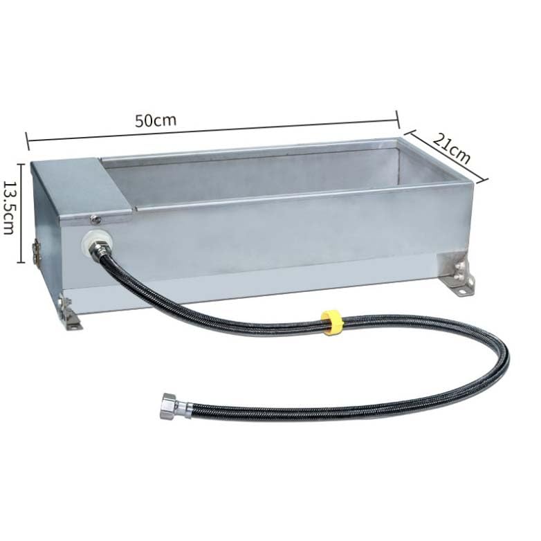 Animal Water Trough, Animal Drinking Water Bowl Dispenser,7.5L Livestock Drinking Bowl with Float Valve, for Pets, Cattle, Sheep, Goats, Hogs