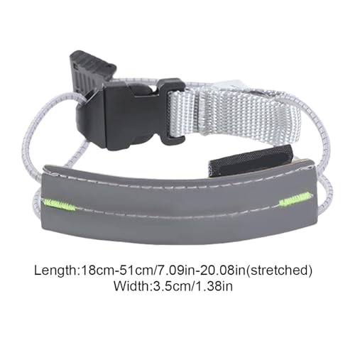 6 Pcs Reflective Cycling Pants Cuff Band High Visibility Bicycle Trouser Bands Adjustable for Night Walking Running - color: Blue