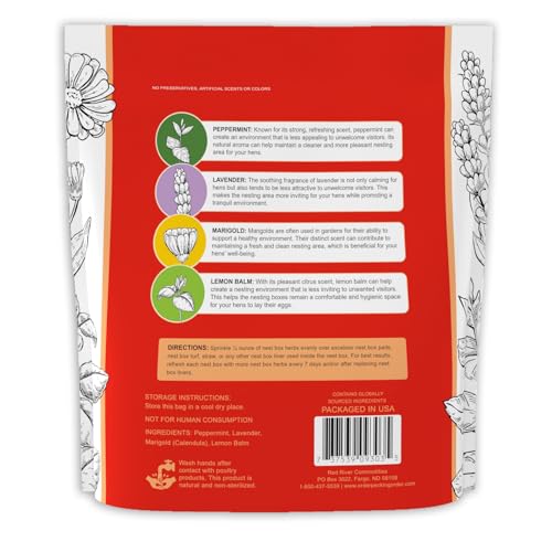 Nest Box Herbs for Chicken Coop Nesting Boxes - 1 LB