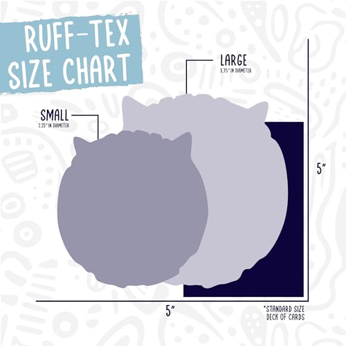 HuggleHounds Ruff-Tex Latex Ball Dog Toy - Dog Toys Rubber, Puppy Toys, Puppy Essentials, Heavy Duty Squeaky Ball for Small, Medium & Large Dogs, All Breeds - Finn the Shark, Large - size: Large, style: Finn the Shark