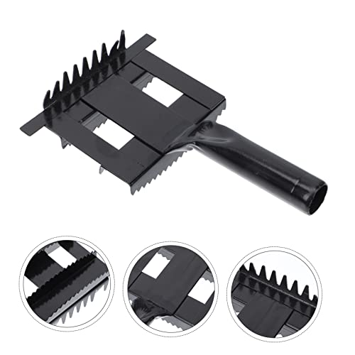 Healifty Heavy Duty Livestock Hair Brush with Smooth Handle Cattle Sheep Mud and Shedding Hair Removal Booster Comfortable Grip Cleaning Tool