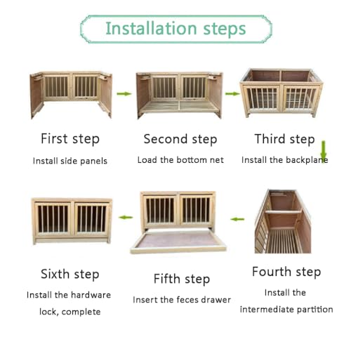 Bird Cage Large Size Solid Wood Pigeon Pairing Cage, Indoor Pigeon Nest Box with Pull Out Tray, Easy to Clean, Need to Install(Natural,23.6IN*1) - size: 23.6IN*1