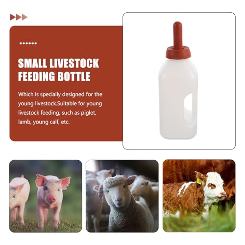 HANABASS Thickened 2L Calf Nursing Bottle with Handle Livestock Milk Feeder for Calf Feeding Farm Animal Nursing Container