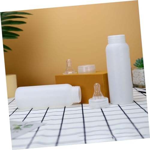 10pcs Small Pig Feeder Bottle Milk Container for Newborn to Years Silicone Pacifier Safe Material