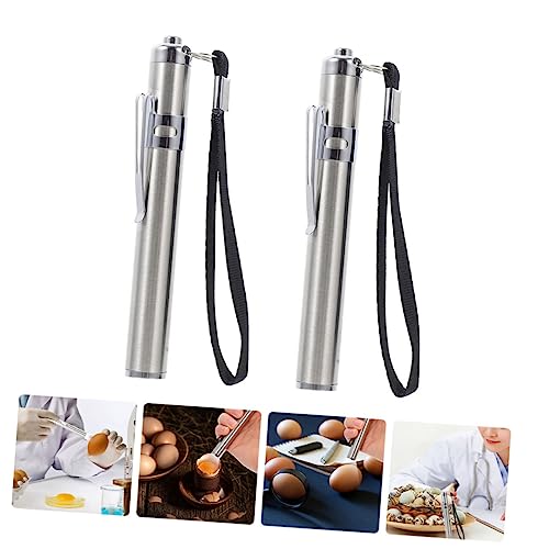 SUPVOX Egg Candler 2PCS Convenient Candling Lights for Household Use Non-Electric Hanging Egg Tester for Chicken Duck Goose
