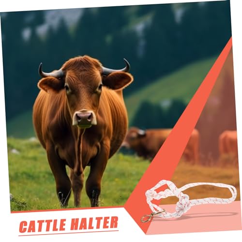 YARNOW Rope Cattle Halter Newborn Calf Halter Horse Bitless Bridle Livestock Traction Equipment