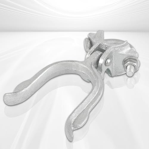 1-3/8" x 1-7/8" (2") Chain Link Gate Latch, Commercial Heavy Duty, Malleable, Galvanized Farm Fence Lock with Hole for Padlock - size: (1-3/8" x 1-7/8" (2"))