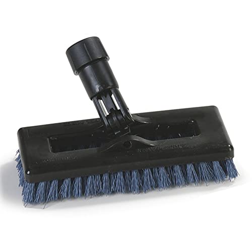 SPARTA Swivel Scrub, Heavy Duty Scrubber with Dupont Tynex Bristle, Cleaning Essentials for Commercial and Home Use, 8", Blue, 1 Count - color: Blue