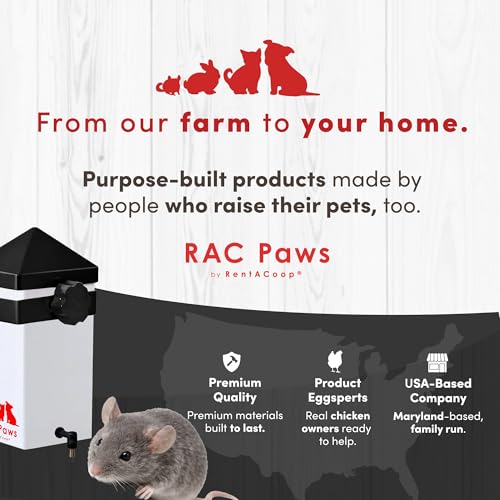 RentACoop 64oz (2 Liter) Small Animal Drinker with Sliding Lid and No-Drip Brass Nozzle - Suitable for Small Pets, Bunnies, Hamsters, Guinea Pigs, Hedgehogs, Rabbits, Chinchillas, Mice and Rats - size: 64oz