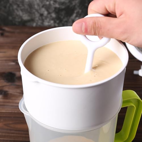 Reusable Soy Milk Strainer Set 1.5l with Ultra-fine Mesh Filter and Brush Kitchen Food Strainer for Juice Yogurt and Nut Milk Sturdy Mesh Filter for Home Cooking