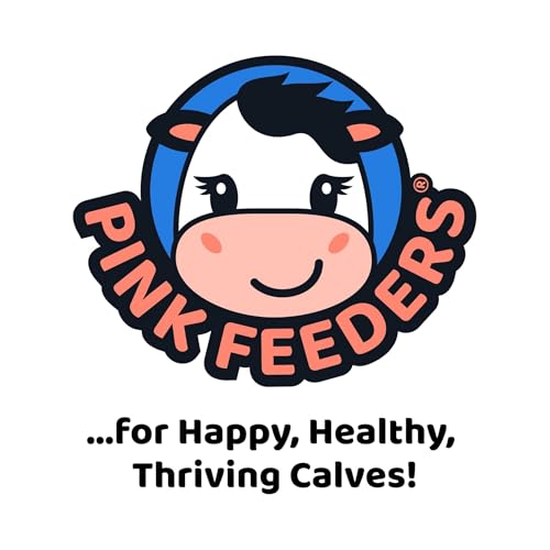 Thriver Screw-in Calf Teat – Soft Rubber Vanilla-Scented Replacement Nipples for Calf Feeders – Leak-Resistant Design, Durable Screw-in Fit (6)