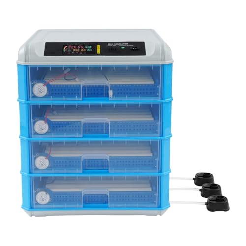 Egg Incubator, 200-240 Eggs Capacity, Automatic Egg Incubator with Auto Turning, Digital LED Display Temperature and Humidity Control for Hatching Chicken Duck Goose Eggs