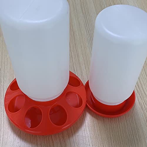 Chick Feeder and Waterer Set,Chick Food and Water Dispenser,Comederos para Pollitos Pequeños,Automatic Small Poultry Water Drinkers Food Dispensers,for Poultry Supplies