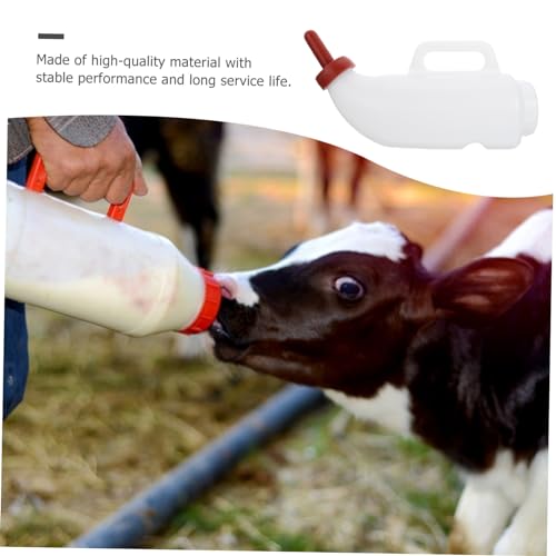 2sets Heavy Duty Livestock Milk Bottles Calf Nursing Feeder Bottles Sheep for Calves Lambs Pigs Lightweight Portable