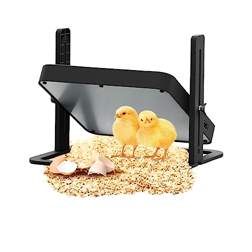 Brooder Heater Plate, 10.8"x 10.8" Chick Heating Plate,Chicken Brooder Heater with Ajustable Temperature,Height and Angle,Brooder Heater for Chicks,Ducklings and Reptiles, Suitable for 10-20 Chicks