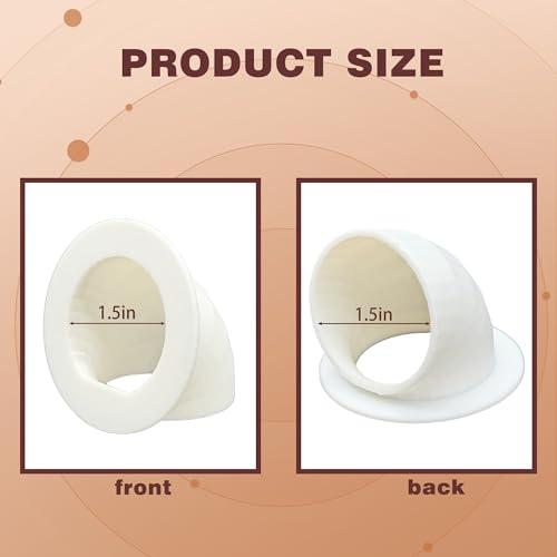 16 Pack Quail Feeder No Waste Feeder Port for DIY Bucket Pail Bin Container Coturnix (1.5in) - color: 1.5in*16pcs