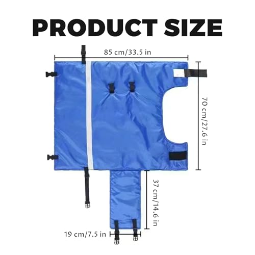 Calf Goat Blanket Thickened Adjustable Livestock Shelter Moisture-Proof & Cold-Resistant Calf Blankets for Winter Waterproof Reduce Illness