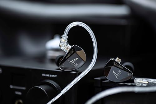 Linsoul x KZ AS10 PRO 5BA Wired Earbuds, HiFi in-Ear Earphones with Mirror Polygon Faceplate, 2 Pin Detachable Cable for Audiophile (Without Mic) - size: Without Mic