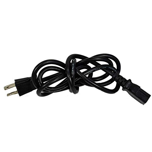2-Prong AC in Power Charging Cord Charger Cable Replacement for APDOE-M16 M16 APDOEM16 12 Egg Incubator Incubators Hatching Eggs Automatic Turner Temperature Control Candler Auto Water