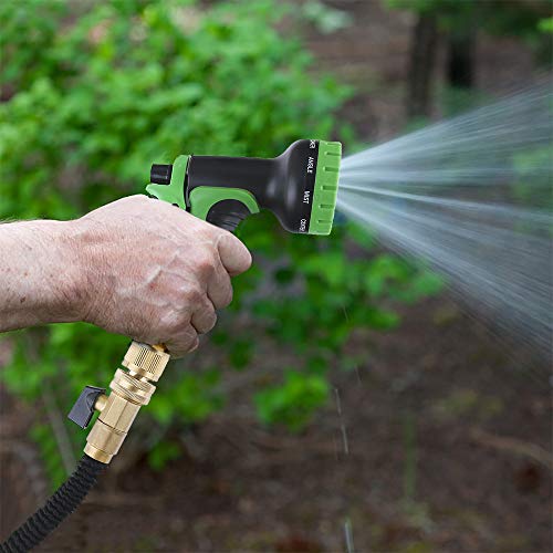 HQMPC Garden Hose Quick Connector Water Hose Quick Connect ¾ inch GHT Brass Easy Connect Fitting Quick Connect Hose Fittings Garden Hose Fitting Water Hose Connectors (3SETS) - size: 3 Sets