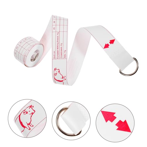 Toddmomy Measuring Tape for Horse and Livestock Cattle Pig Weight Tape Measure Portable Lightweight Easy to Use and Store