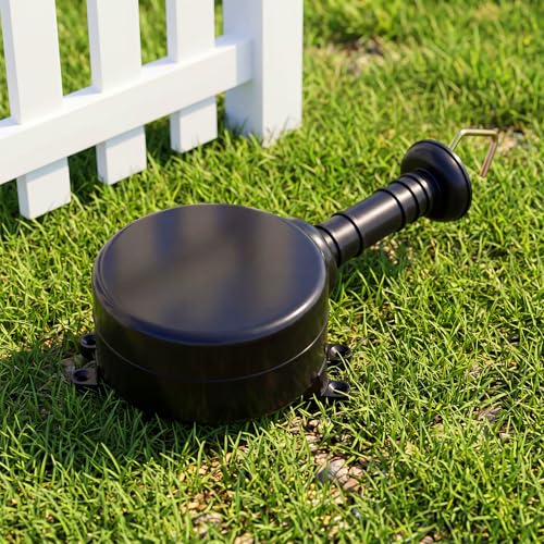 Moxweyeni 2 Set Electric Fence Gate Handle Kit, Retractable Insulated Reusable Electric Fence Handle Built in 5m Energizing Rope for Farm Ranch Livestock Electric-Fencing Gate Connector