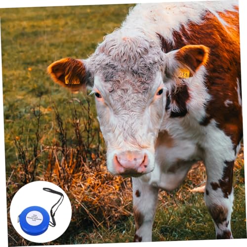 Animal Weight Measuring Tape 2.5m Blue Cattle Goat Pig Body Measure Tape for Livestock Chest Girth Measurement Farm Tool Style