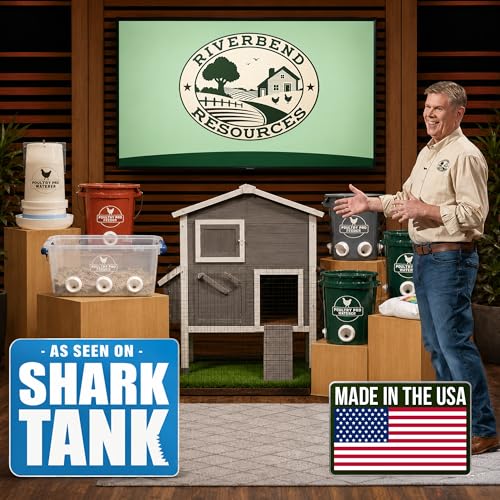 Poultry Pro Chicken Feeder & Waterer Set - As seen on Shark Tank, 3 Ports, Seal Bushings, Hole Saw & Waterer, DIY Feeders for Buckets, Barrels, Bins & Troughs (Bucket Not Included) - style: Feeder and Waterer Bundle
