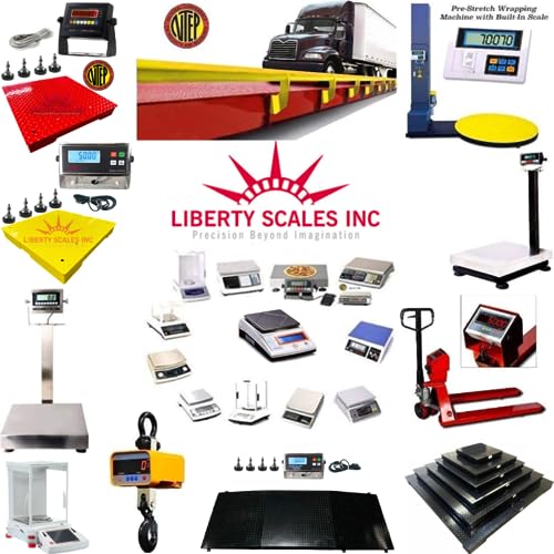 Liberty LS-930 (60” x 84”) Portable Livestock Scale – 5,000 lb x 1 lb Capacity Cage System – Heavy Duty Animal Scale with Indicator, Casters & Ramps for Cattle, Sheep or Goat Weighing - size: 84.0"L x 60.0"W x 40.0"H, style: 5000 lb x 1 lb