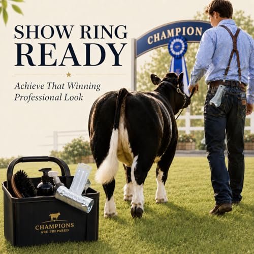Livestock Show Supplies Cattle Horses Grooming Tail Clamp Metal Secure Tail Holder Cleaning Handling Tool for Washing Dogs Goats Sheep Pig Farm Animal Supplies Accessories Animal Lovers Gift
