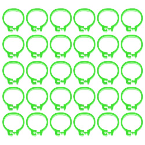 Happyyami Pigeon Carrier Rings 10mm Pigeon Foot Rings Reusable Identification Bands for Birds - color: Green