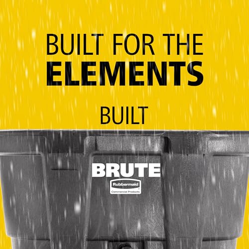 Rubbermaid Commercial Products Stock Tank, 50-Gallons, Structural Foam, Heavy Duty Container, for Livestock/Animal/Cattle Feed & Water, Outdoor Homemade Pool/Hot Tub/Bathtub, & Pet Cleaning/Dog Wash - size: 50 Gallon